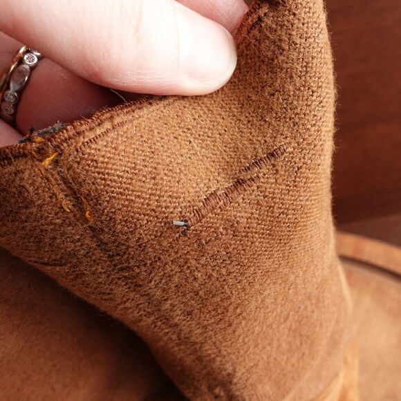 Stuart Weitzman Boots Women SZ 11 Brown Fifer 80 Suede Pull On Stretch Heel READ - Picture 10 of 16